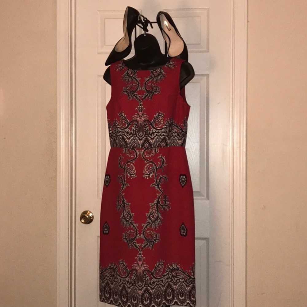 Talbots print dress